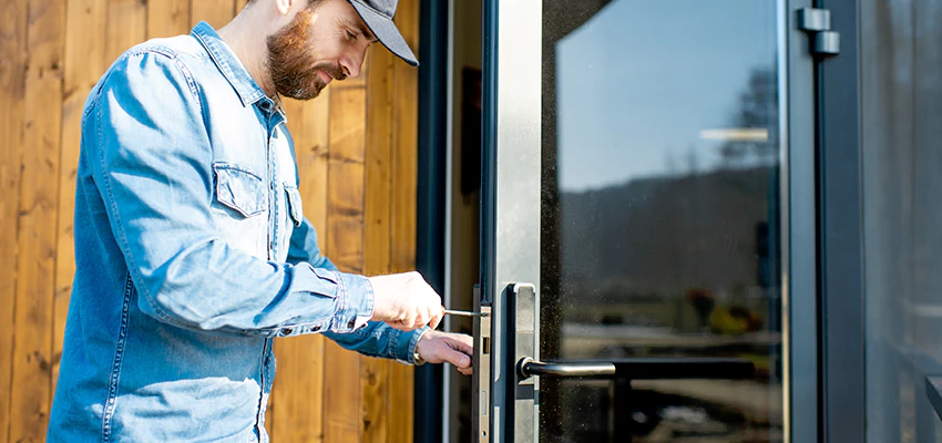 Frameless Glass Storefront Door Locks Replacement in San Rafael, CA